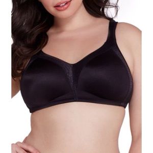Playtex 18HR 4E77 Black Wirefree Bra Size 42B